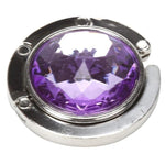 Purple Foldable Handbag Purse Hook